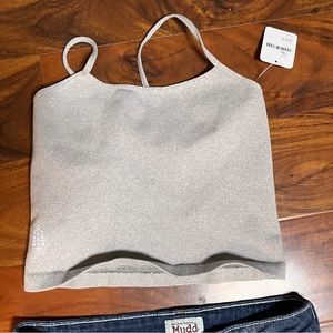 Free people XS gray tank top NWT